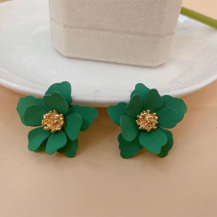 Jewelry WholesaleWholesale multi-petal flower daisy earrings JDC-ES-KaiQ009 Earrings 凯庆 %variant_option1% %variant_option2% %variant_option3%  Factory Price JoyasDeChina Joyas De China