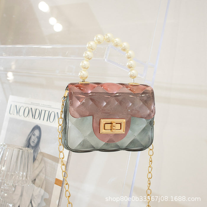 Jewelry WholesaleWholesale Clear Jelly PVC Shoulder Bag JDC-SD-Shic002 Shoulder Bags 事成 %variant_option1% %variant_option2% %variant_option3%  Factory Price JoyasDeChina Joyas De China