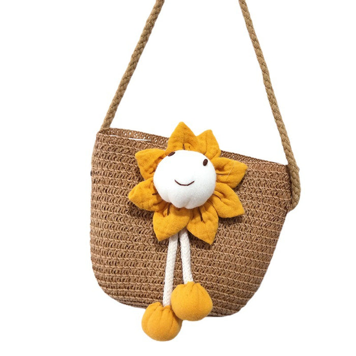 Wholesale Children's Straw Shoulder Bag JDC-SD-Kaiyou003