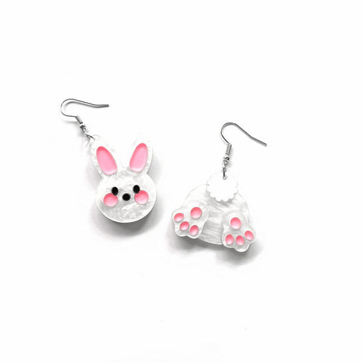 Jewelry WholesaleWholesale Easter Asymmetric Bunny Butt Earrings JDC-ES-XUEP006 Earrings 雪帕 %variant_option1% %variant_option2% %variant_option3%  Factory Price JoyasDeChina Joyas De China