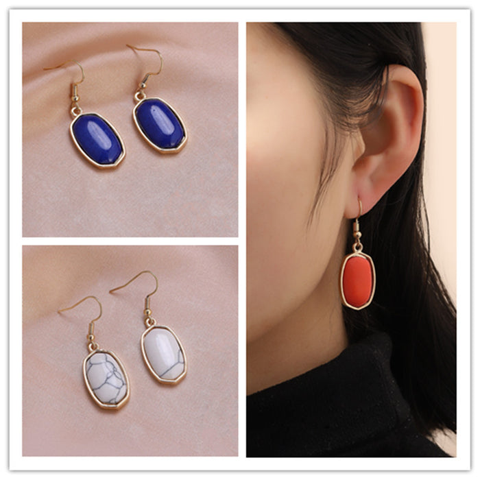 Jewelry WholesaleWholesale earrings ear hooks fashion simple marble earrings JDC-ES-CM018 Earrings 岑迷 %variant_option1% %variant_option2% %variant_option3%  Factory Price JoyasDeChina Joyas De China