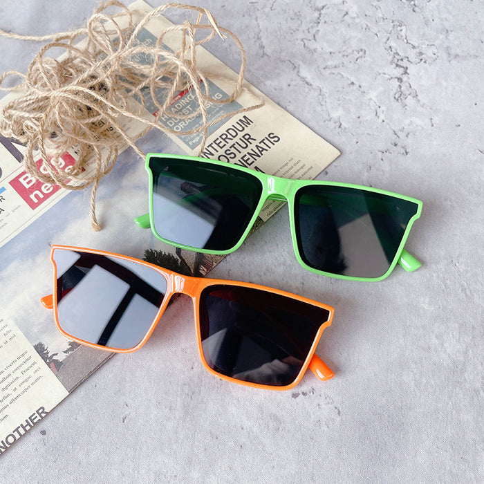 Wholesale square frame sunglasses same style street glasses MOQ≥2 JDC-SG-GuangD017