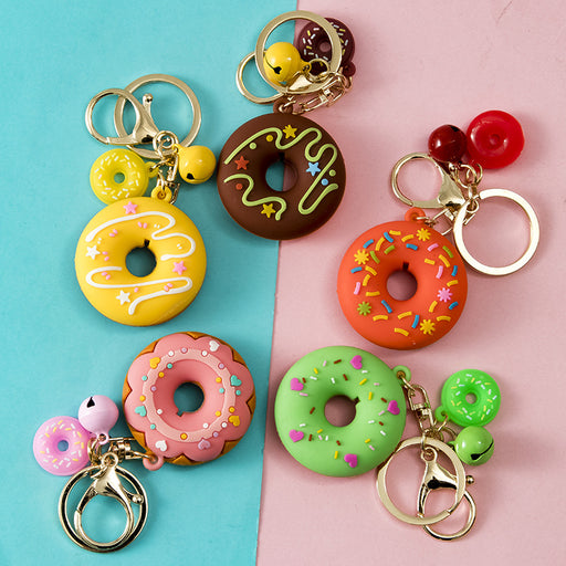 Jewelry WholesaleWholesale cartoon cute donut keychain JDC-KC-JiK004 Keychains 吉阔 %variant_option1% %variant_option2% %variant_option3%  Factory Price JoyasDeChina Joyas De China