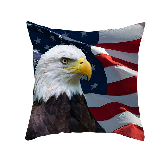 Wholesale 4th of July Independence Day Printed Pillowcase MOQ≥2 JDC-PW-Jinze002