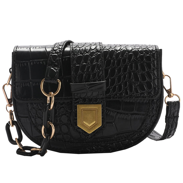 Wholesale PU Crocodile Pattern Chain Crossbody Shoulder Bag JDC-SD-Danze001