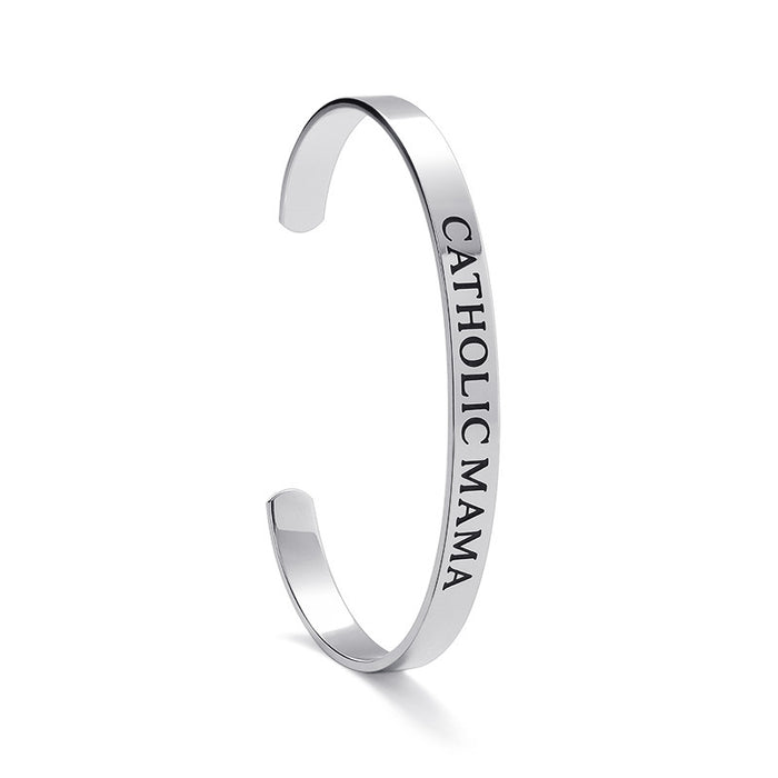 Jewelry WholesaleWholesale C-shaped titanium steel opening adjustable bracelet JDC-BT-ZhangM001 Bracelet 展梦 %variant_option1% %variant_option2% %variant_option3%  Factory Price JoyasDeChina Joyas De China