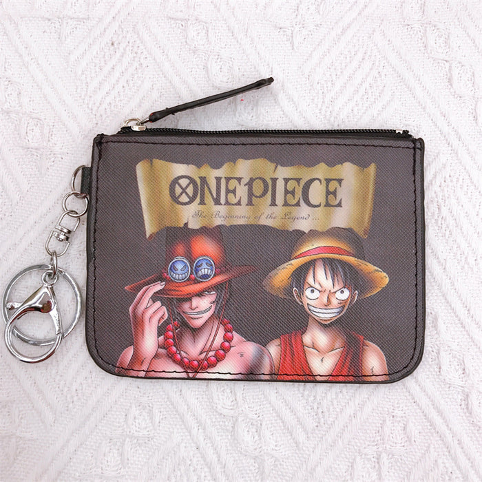 Wholesale Cartoon PU Card Holder Coin Purse Keychain (M) JDC-KC-YaLL010