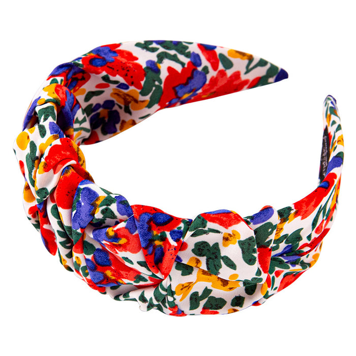 Jewelry WholesaleWholesale vintage multi-pleated floral hair band JDC-HD-Pengl003 Headband 朋来 %variant_option1% %variant_option2% %variant_option3%  Factory Price JoyasDeChina Joyas De China
