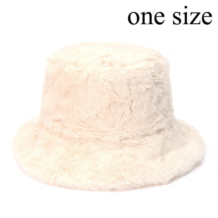 Wholesale Hat Faux Fur Thick Cow Pattern Bucket Hat JDC-FH-XingT001