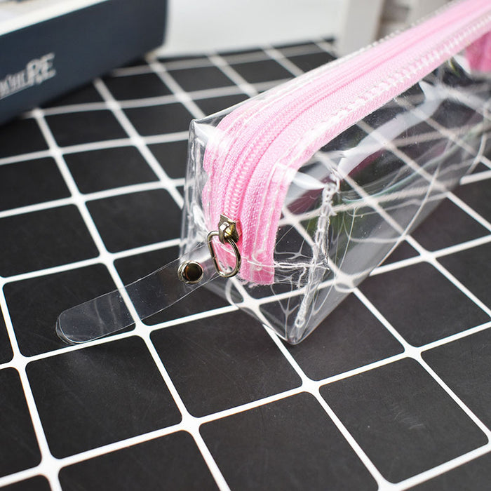 Wholesale PVC Transparent Pencil Bag MOQ≥2 JDC-PB-SKX003