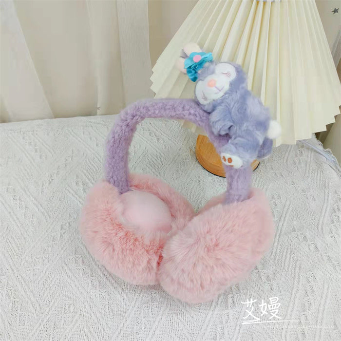 Wholesale Earmuff Plush Foldable Cute Cartoon Warm Winter (M) MOQ≥3 JDC-EF-AiMan006