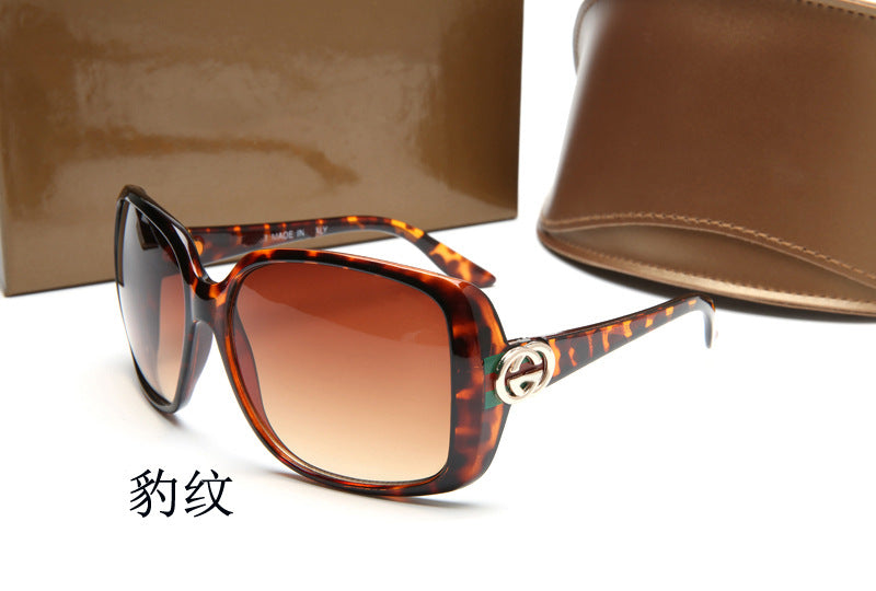 Wholesale women's large frame UV shading sunglasses JDC-SG-MengL001