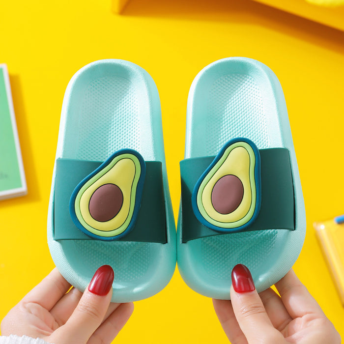 Jewelry WholesaleWholesale Kids Avocado Strawberry Plastic Slippers JDC-SP-ZMa001 Slippers 走马 %variant_option1% %variant_option2% %variant_option3%  Factory Price JoyasDeChina Joyas De China