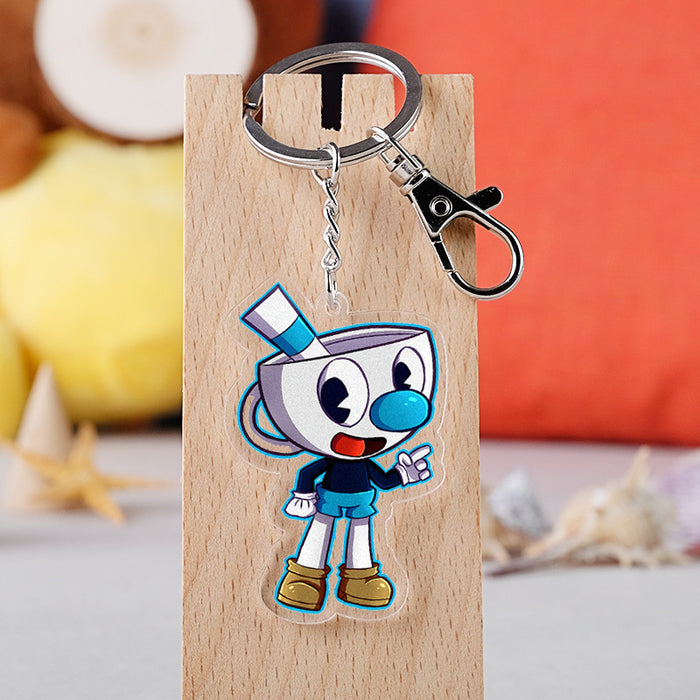 Wholesale keychain pvc cartoon cute plush toy pendant JDC-KC-KaMan003