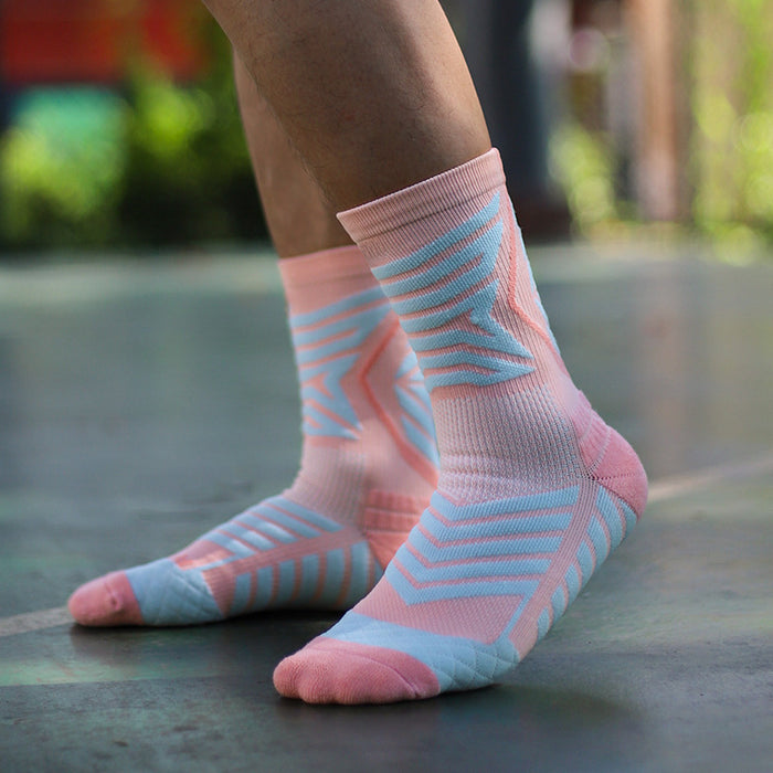 Wholesale Socks Nylon Breathable Sports Men's Mid-tube Socks MOQ≥3 JDC-SK-ChenXi002