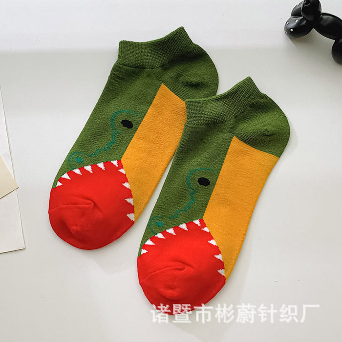 Wholesale spring and summer socks female cartoon cute short tube student socks MOQ≥3 JDC-SK-BinW003