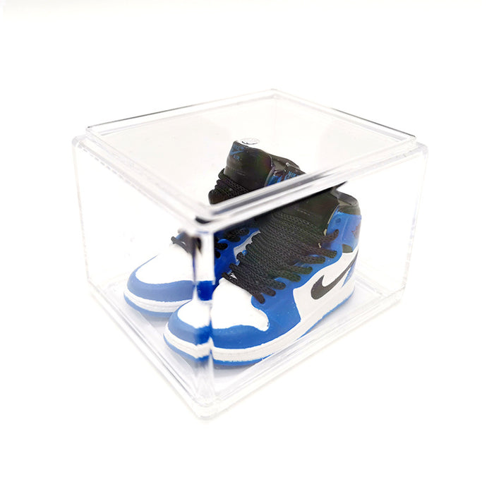 Wholesale Enamel Sneakers Plastic Transparent Box Keychains Ornaments JDC-KC-TuoH008