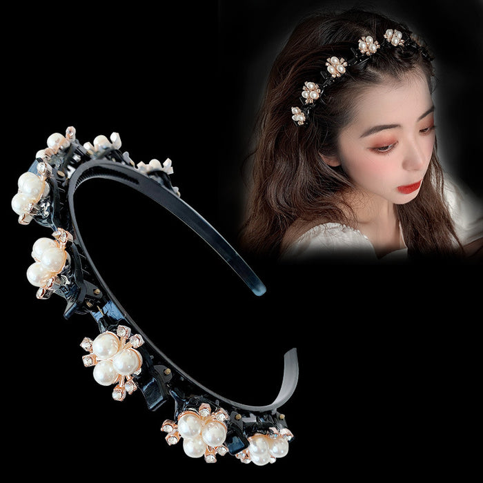 Jewelry WholesaleWholesale editing and hair artifact water drill head hoop JDC-HD-HaoF001 Headband 浩福 %variant_option1% %variant_option2% %variant_option3%  Factory Price JoyasDeChina Joyas De China