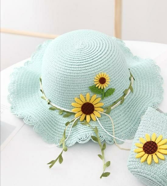 Jewelry WholesaleWholesale Children Beach Sunshade Straw Hat Bucket Hat Straw Bag JDC-FH-ZhuR001 Fashionhat 逐日 %variant_option1% %variant_option2% %variant_option3%  Factory Price JoyasDeChina Joyas De China