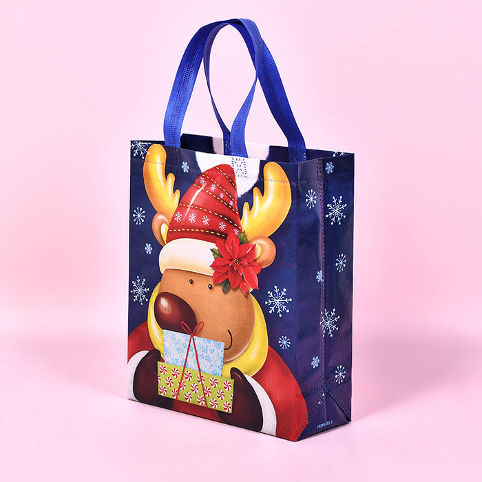 Wholesale Gift Bags PP Non Woven Christmas Elk Snowman Tote Random MOQ≥4 JDC-GB-Daiye006