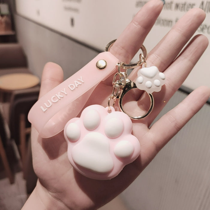 Wholesale Cat Claw PVC Keychain MOQ≥2 JDC-KC-MRan003