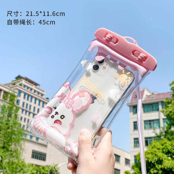 Wholesale PVC Touch Screen Mobile Phone Waterproof Bag MOQ≥2 JDC-WB-Zhimei001