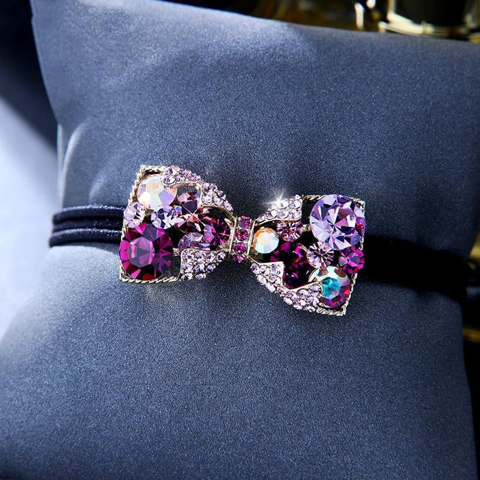 Jewelry WholesaleWholesale bow head rope JDC-HS-DLA001 Hair Scrunchies 迪丽奥 %variant_option1% %variant_option2% %variant_option3%  Factory Price JoyasDeChina Joyas De China