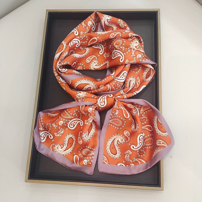 Jewelry WholesaleWholesale Imitation Silk Leopard Print Silk Scarf JDC-SS-KXiu001 Silk Scarf 凯秀 %variant_option1% %variant_option2% %variant_option3%  Factory Price JoyasDeChina Joyas De China