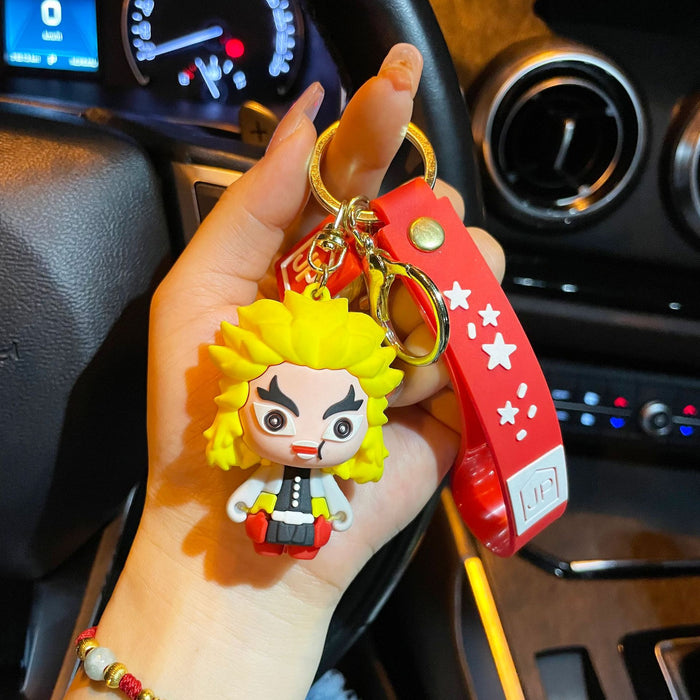 Wholesale car key chain Puppet keychain cute schoolbag JDC-KC-PLuo005