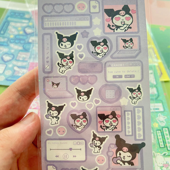 Wholesale Sticker Laser Cute Cartoon Set(S) MOQ≥2 JDC-ST-RuiY001