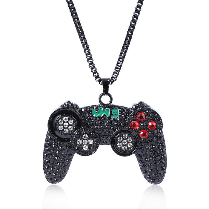 Jewelry WholesaleWholesale Rhinestone Game Console Handle Alloy Necklace JDC-NE-MM005 Necklaces 慕名 %variant_option1% %variant_option2% %variant_option3%  Factory Price JoyasDeChina Joyas De China