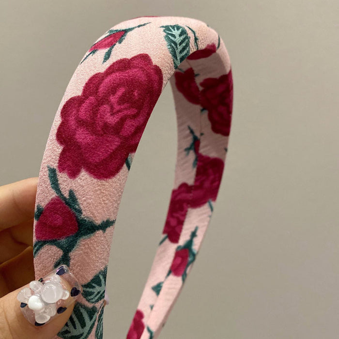 Wholesale Headband cloth flower headband MQO≥2 JDC-HD-Shengxuan002