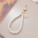 Jewelry WholesaleWholesale Vintage Metal Small Gift Letter Pearl KeyChain JDC-KC-Yaoyun013 Keychains 瑶韵 %variant_option1% %variant_option2% %variant_option3%  Factory Price JoyasDeChina Joyas De China