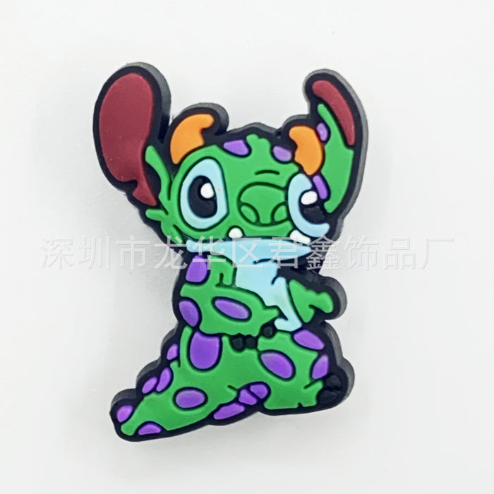 Wholesale Cartoon Croc Charms PVC Soft Rubber Shoe Buckle (M) MOQ≥5 JDC-CS-JunX006