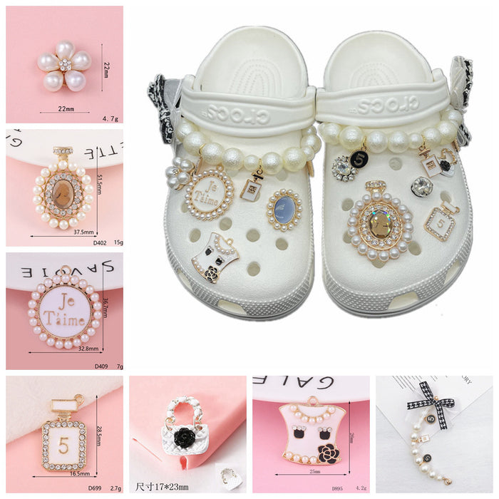 Jewelry WholesaleWholesale slippers zinc alloy hole shoes pearl DIY accessories JDC-DIY-GeL001 DIY 弋恋 %variant_option1% %variant_option2% %variant_option3%  Factory Price JoyasDeChina Joyas De China