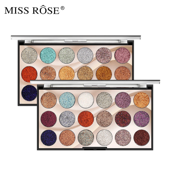 Wholesale 18 Colors Glitter Glitter Highlight Eyeshadow Palette MOQ≥3 JDC-EY-MR002