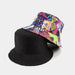 Jewelry WholesaleWholesale Vintage Double Sided Cotton Polyester Bucket Hat MOQ≥2 JDC-FH-LvYi011 Fashionhat 吕奕 %variant_option1% %variant_option2% %variant_option3%  Factory Price JoyasDeChina Joyas De China