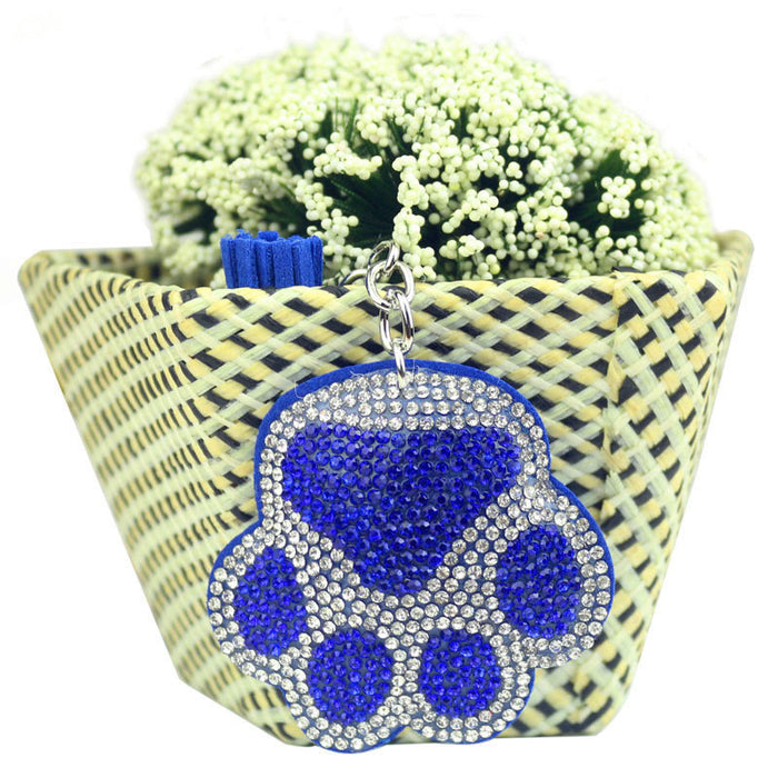 Llavero de aleación de aleaciones de diamantes al por mayor JDC-KC-Huisen006