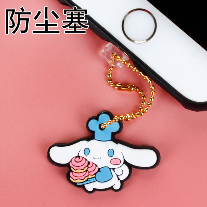 Wholesale Mobile Phone Dust Plug PVC Cute Cartoon Pendant MOQ≥3 (S) JDC-PC-ZhongJ001