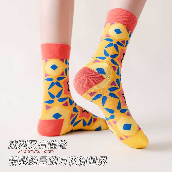 Wholesale socks summer pure cotton socks color MOQ≥2 JDC-SK-LinX002