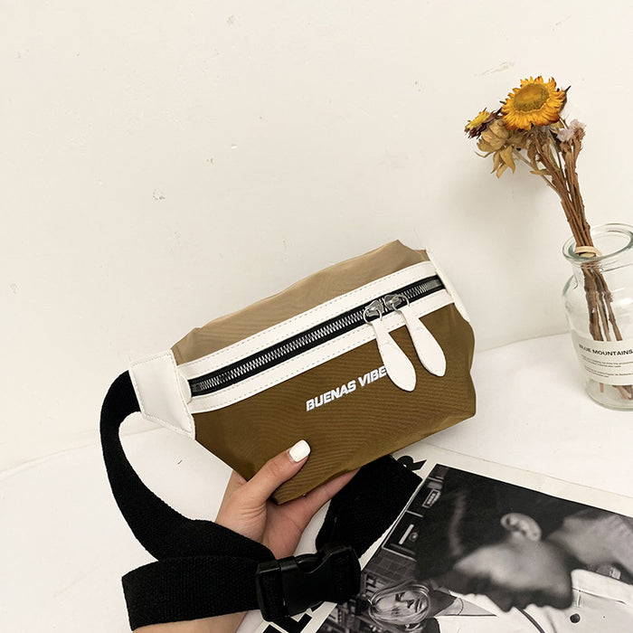 Jewelry WholesaleWholesale Fashion Contrast Color Small Waist Bag Shoulder Bag JDC-SD-Nuon006 Shoulder Bags 诺诺 %variant_option1% %variant_option2% %variant_option3%  Factory Price JoyasDeChina Joyas De China