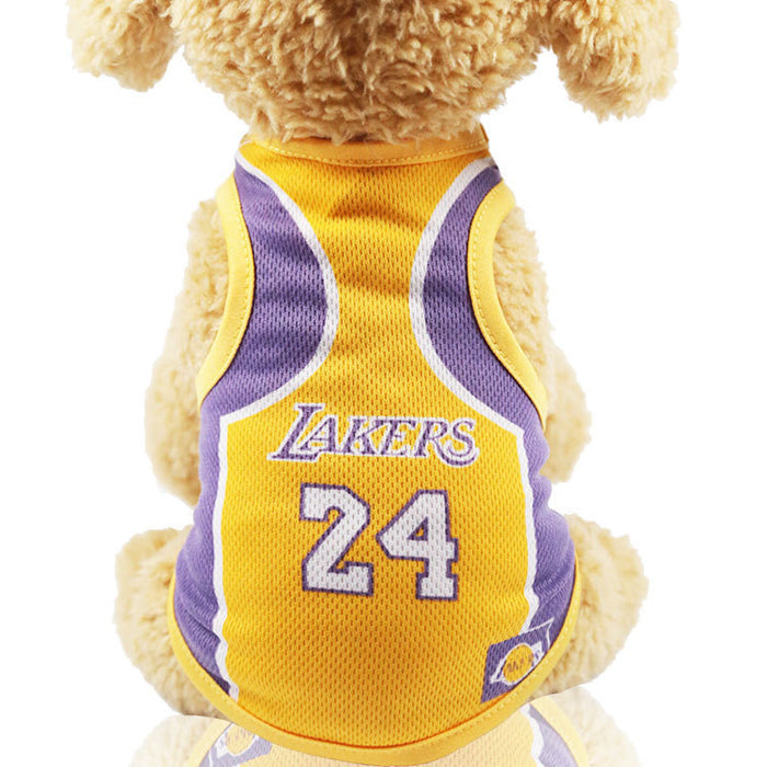 Wholesale Pet Spring Summer Mesh Vest World Cup Jerseys JDC-PC-Qimiao003