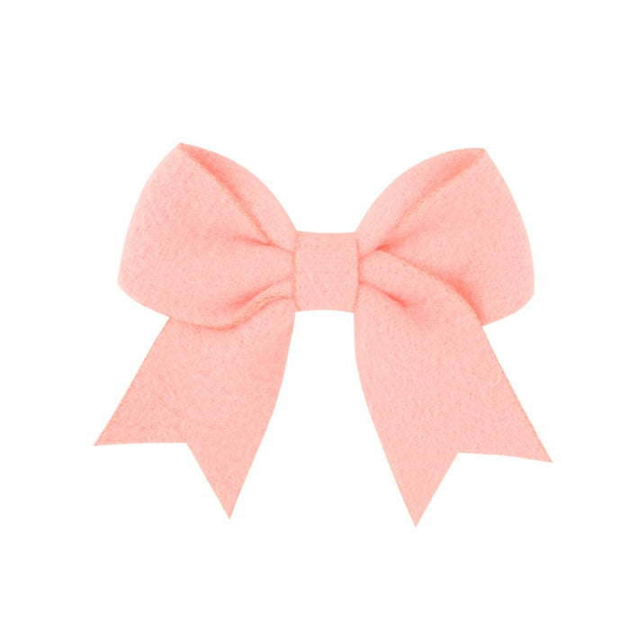 Jewelry WholesaleWholesale Polyester Rib With Bow Cute Kids Hair Clip JDC-HC-YL068 Hair Clips 雅伦 %variant_option1% %variant_option2% %variant_option3%  Factory Price JoyasDeChina Joyas De China