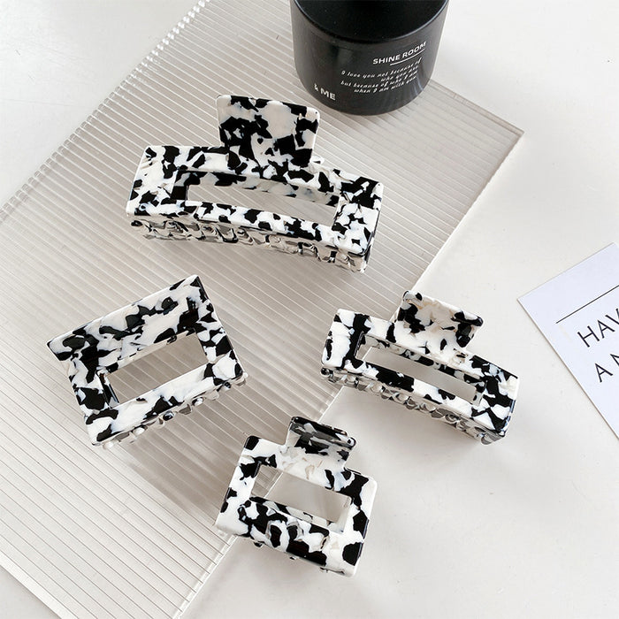 Jewelry WholesaleWholesale cow color series black and white medium hollow hairpin JDC-HC-Dduow104 Hair Clips 朵薇 %variant_option1% %variant_option2% %variant_option3%  Factory Price JoyasDeChina Joyas De China