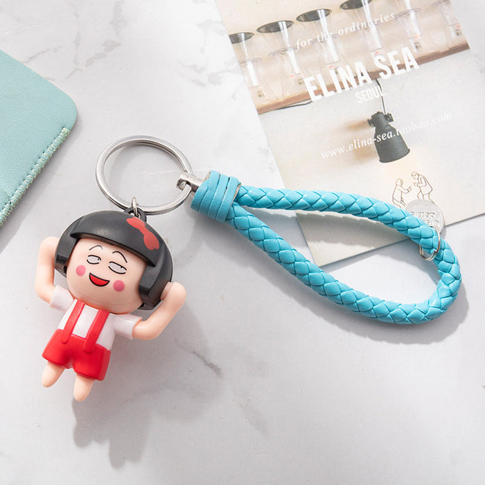 Jewelry WholesaleWholesale cartoon small balls will change face girl keychain JDC-KC-TengH001 Keychains 腾辉 %variant_option1% %variant_option2% %variant_option3%  Factory Price JoyasDeChina Joyas De China