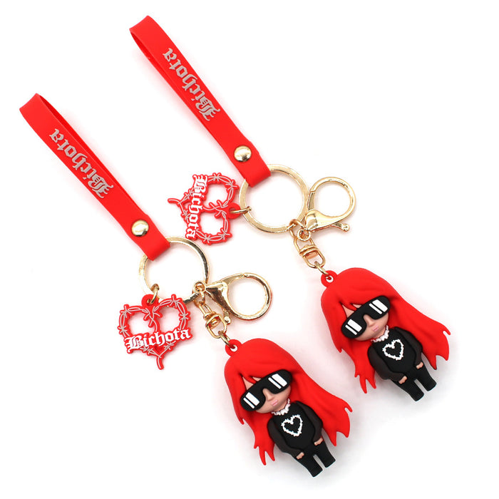 Wholesale Keychain PVC Cute Cartoon Pendant (F) JDC-KC-HAn012