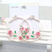 Jewelry WholesaleWholesale trend multicolor rose exaggerated Earrings JDC-ES-LanT001 Earrings 蓝塘 %variant_option1% %variant_option2% %variant_option3%  Factory Price JoyasDeChina Joyas De China