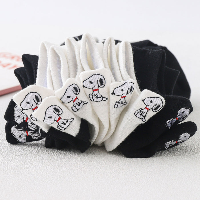 Jewelry WholesaleWholesale socks women's embroidery cartoon boat socks trend personality JDC-SK-XYong002 Sock 星童 %variant_option1% %variant_option2% %variant_option3%  Factory Price JoyasDeChina Joyas De China