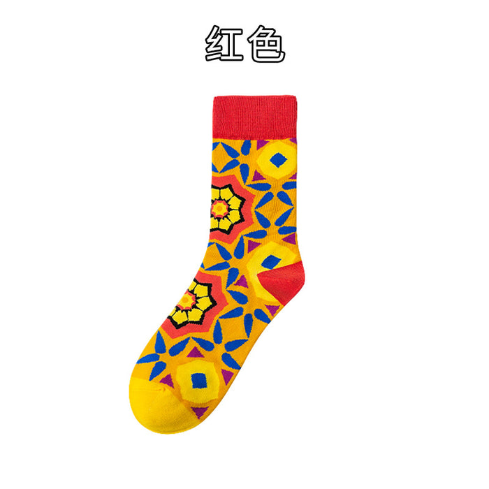 Wholesale socks summer pure cotton socks color MOQ≥2 JDC-SK-LinX002