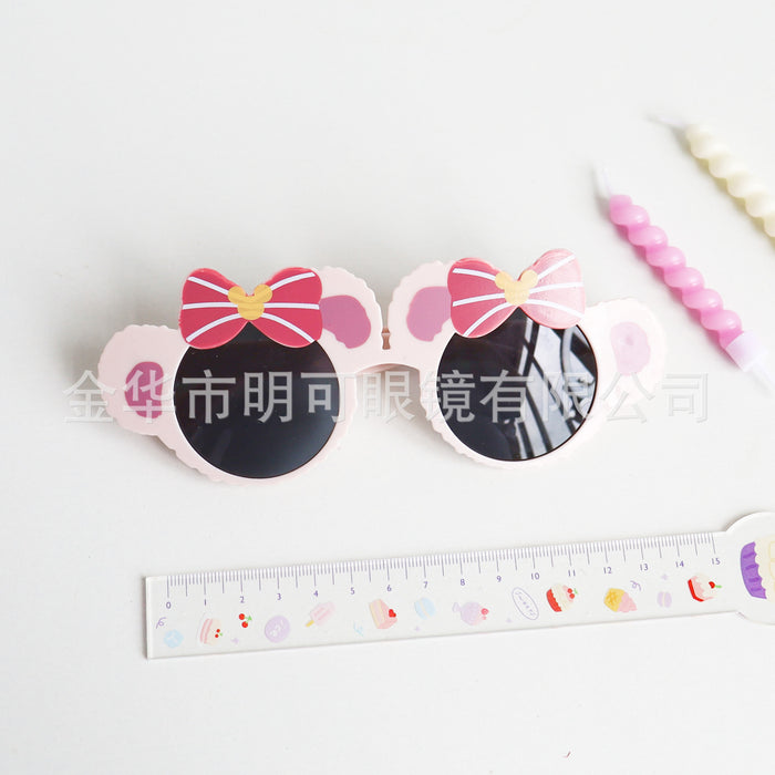 Jewelry WholesaleWholesale cartoon funny bear glasses JDC-SG-MingK009 Sun Glasses 明可 %variant_option1% %variant_option2% %variant_option3%  Factory Price JoyasDeChina Joyas De China